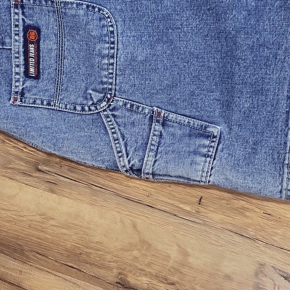 LIMITED JEANS USA DG (D&G) Mini Jean Skirt with Carpenter Loop - Picture 10 of 16